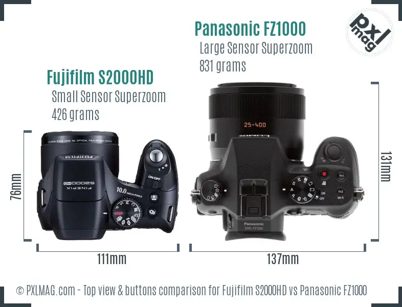Top View Design and Control Layout Comparison
