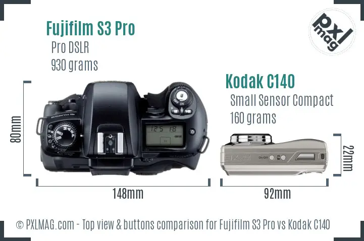 Top view design and control layout comparison