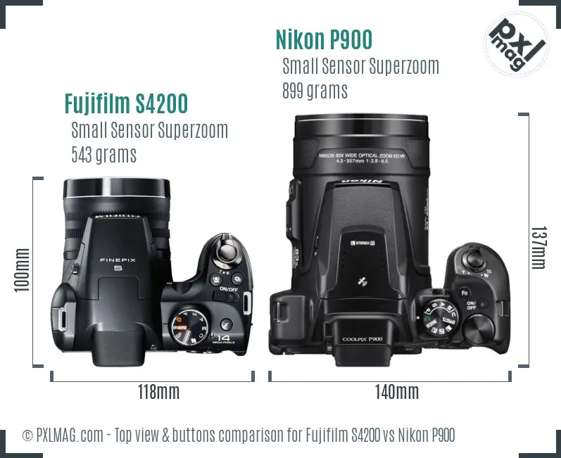 Top View Design and Control Layout Comparison