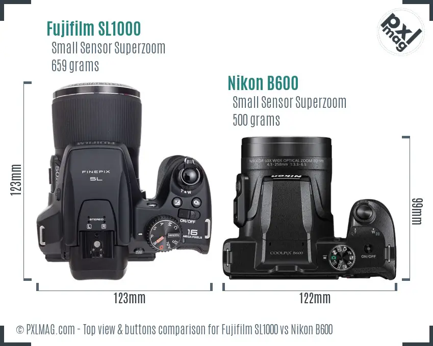 Top View Design and Control Layout Comparison