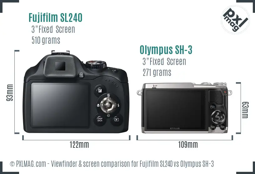 Back screen comparison
