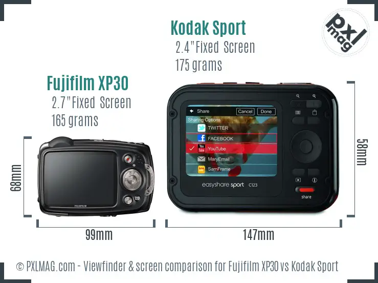Back-screen comparison