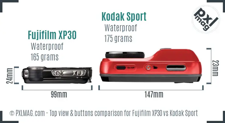 Top view design and control layout