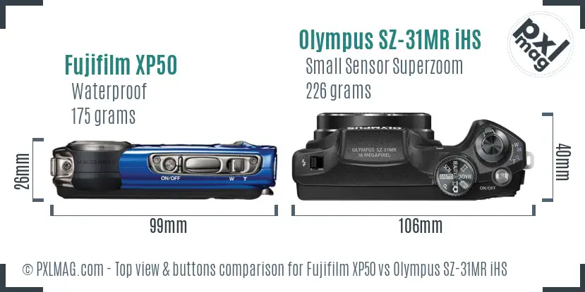 Top View Design and Control Layout Comparison