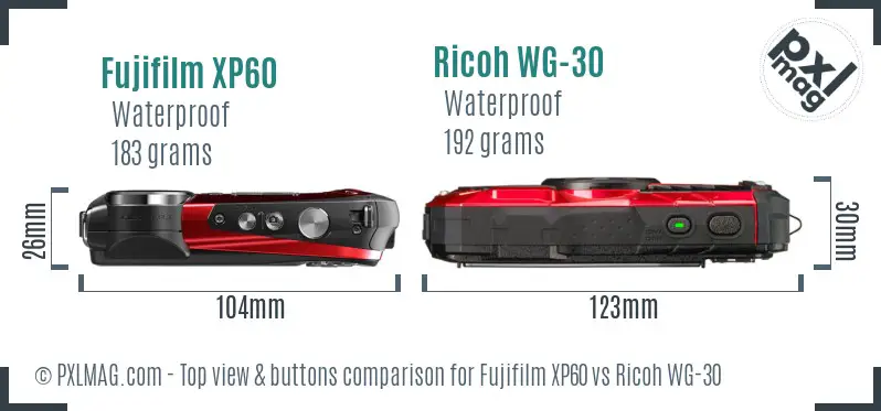 Top View & Control Layout Comparison