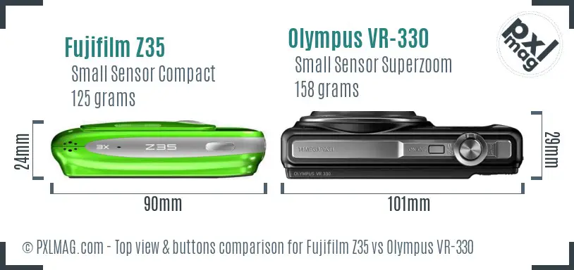 Top View Design and Control Layout Comparison