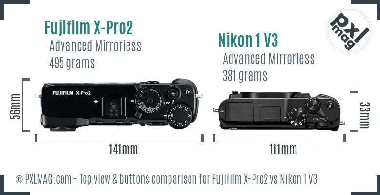 Top view design and control layout comparison