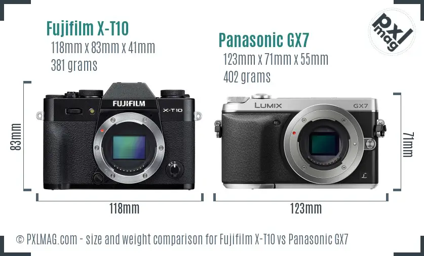 Size and ergonomic comparison