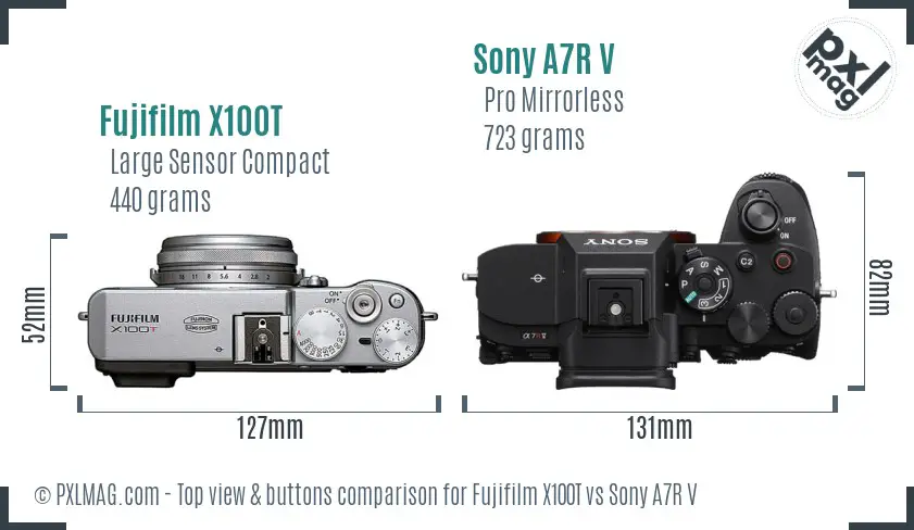 Top view design and control layout comparison