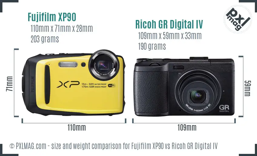 Physical size and ergonomics comparison