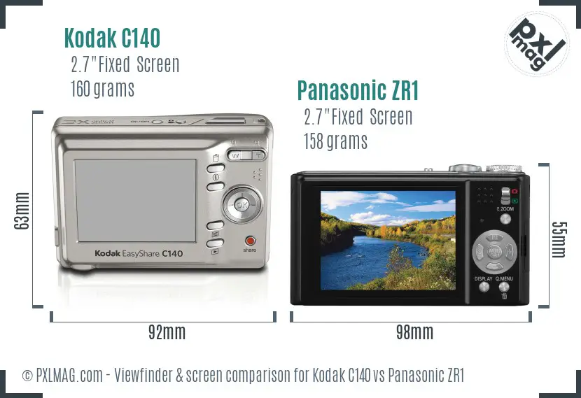 Back LCD screen comparison