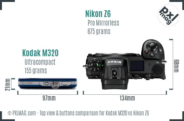Top view design and control layout comparison