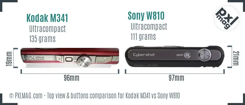 Top view design and control layout comparison
