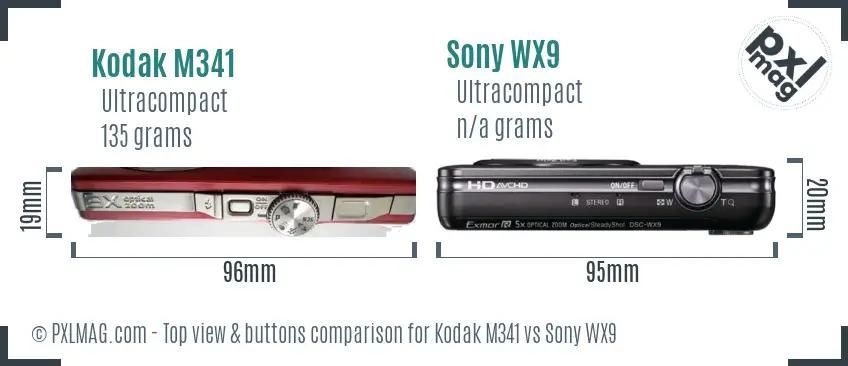 Top view design and control layout comparison