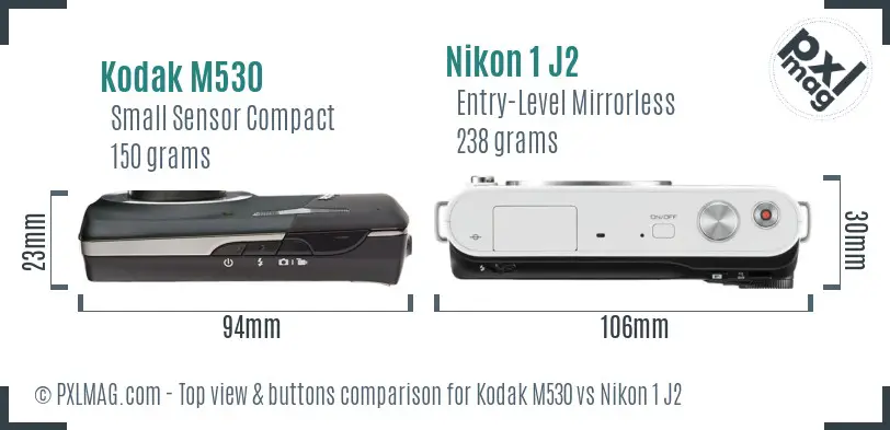 Top view design and control layout comparison