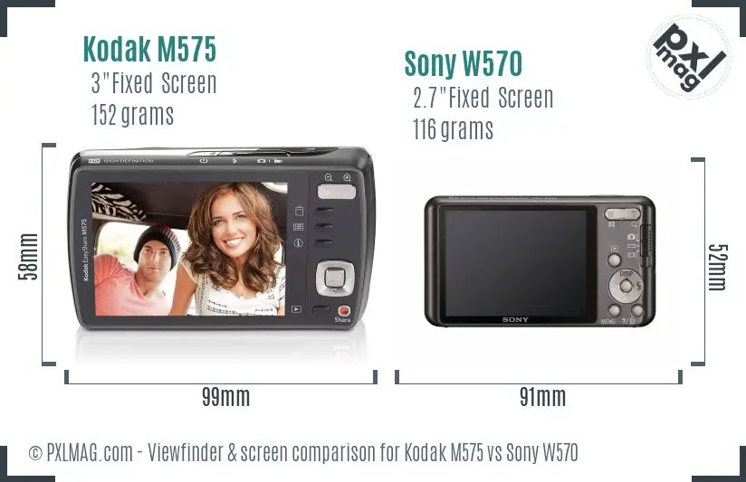 Back screen comparison