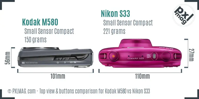 Top view design and control layout comparison