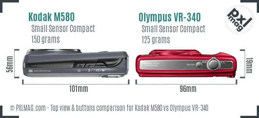 Top view design and control layout comparison