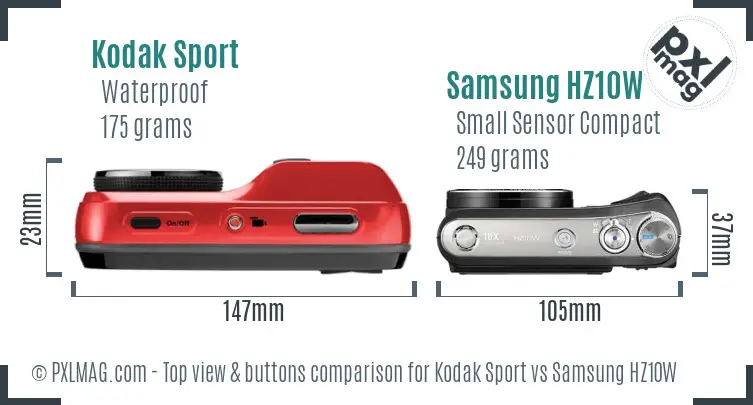Top view design and controls