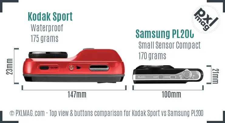 Top view design and control layout comparison