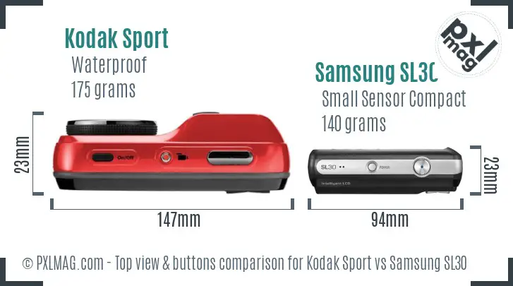 Top view design and control layout comparison