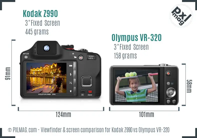 Back LCD Screen Comparison