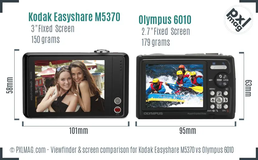 Back Screen Comparison