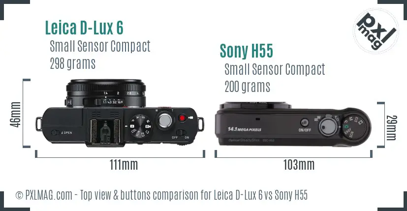 Top View Design and Control Layout Comparison