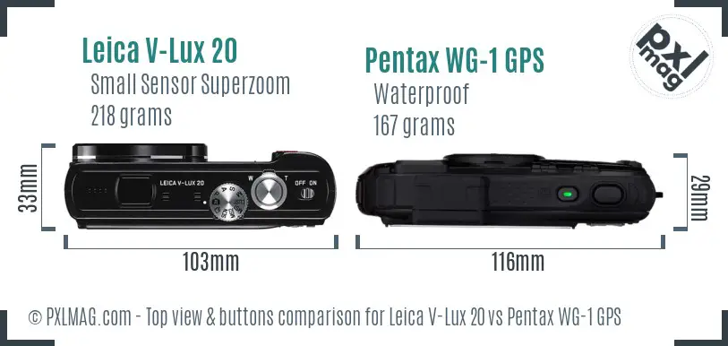 Top view design and control layout comparison