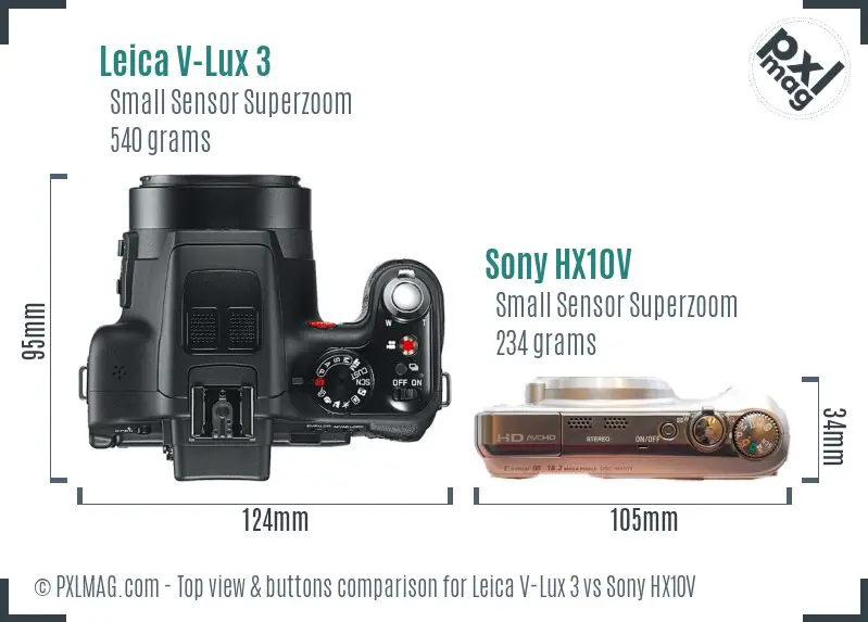 Top View Control Layout Comparison