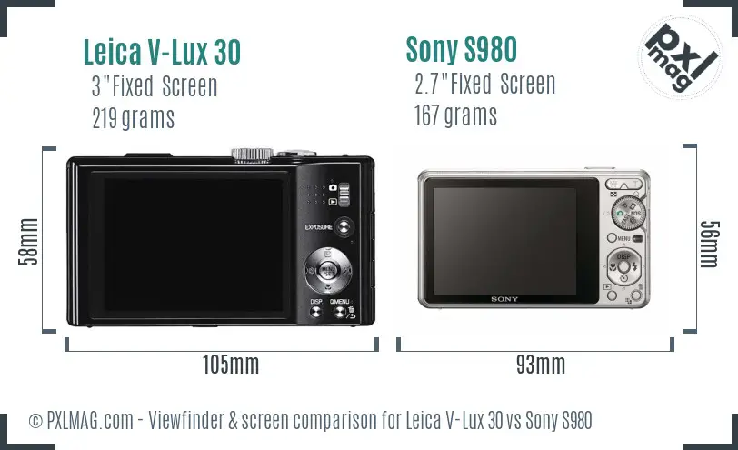Back LCD screen and interface comparison