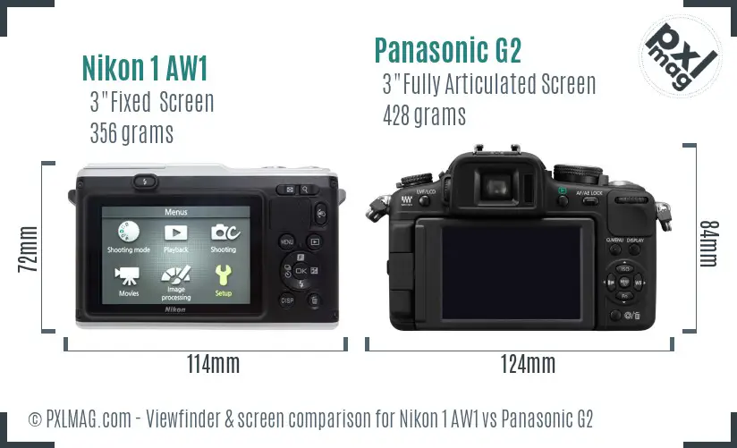 Back Screen and Interface Comparison
