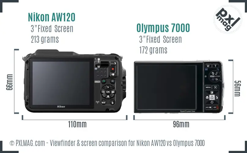 Back screen and interface comparison