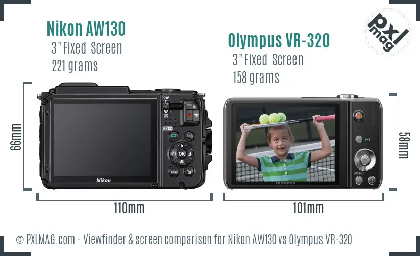 Back screen comparison