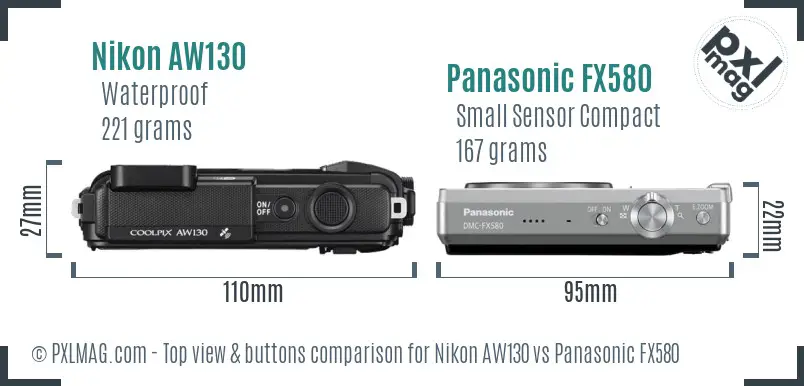 Top view design and control layout comparison