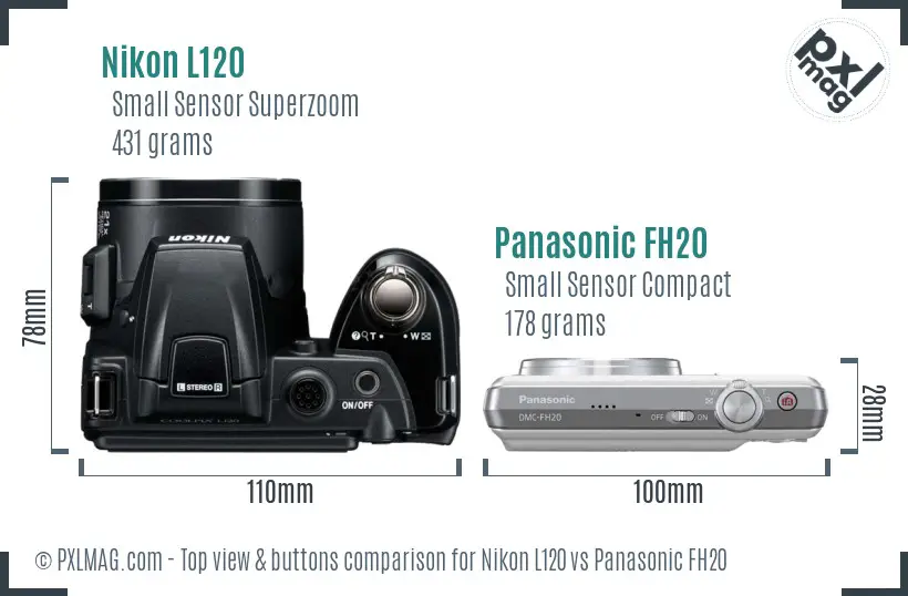 Top view design and control layout comparison