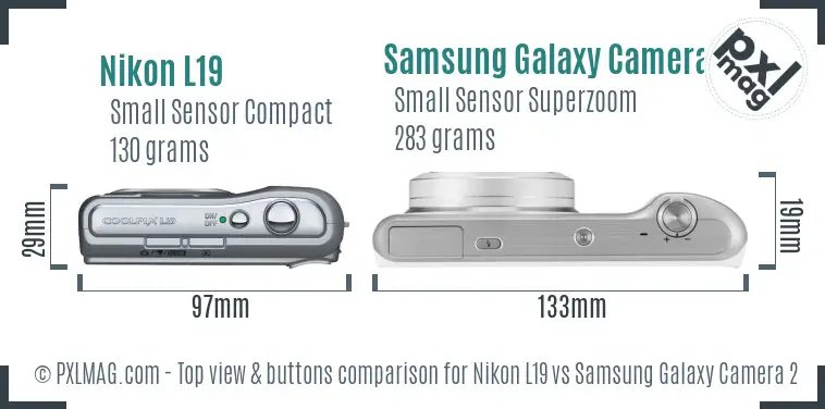 Top view design and control layout comparison