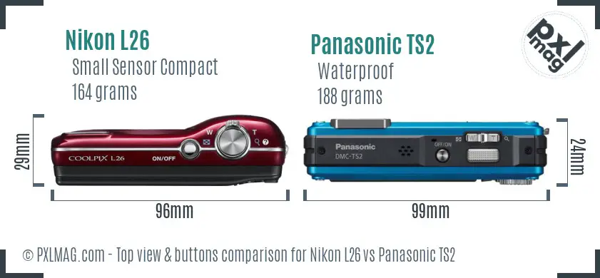 Top view design and control layout comparison