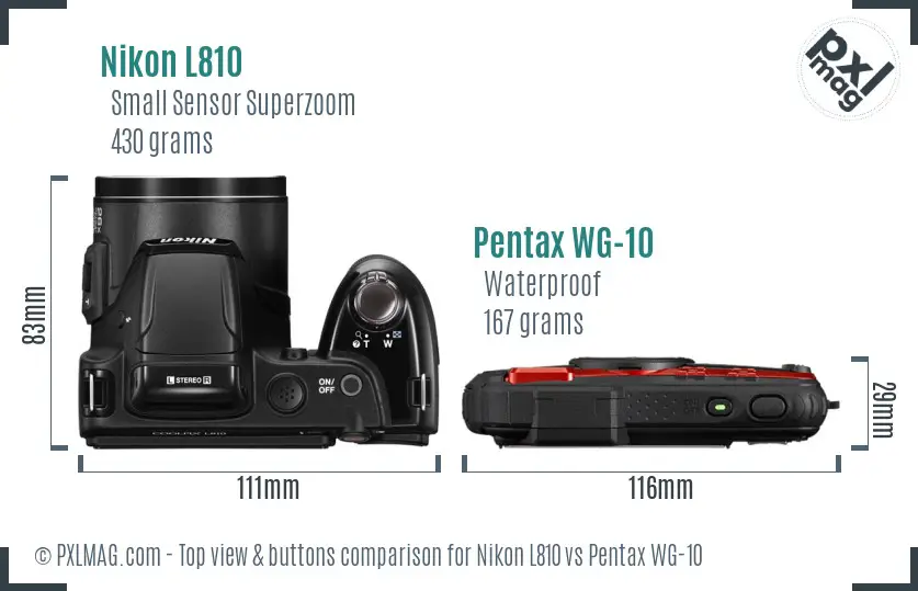 Top view design and control layout comparison