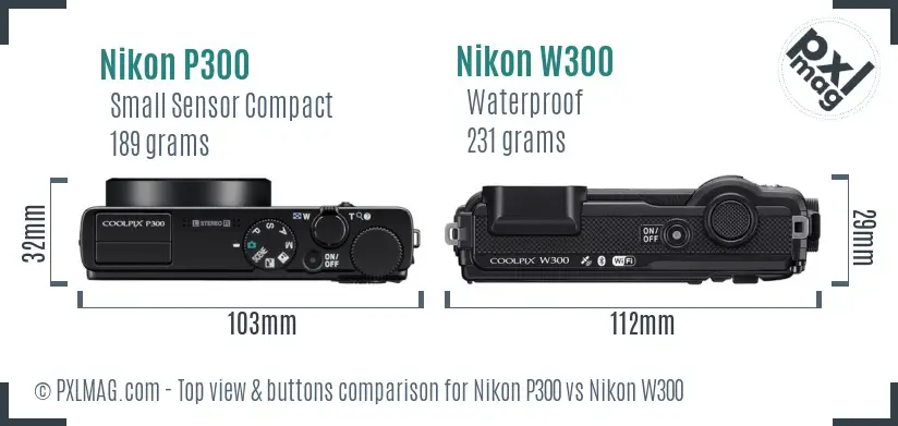 Top view design and control layout comparison