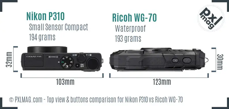 Top view design and control layout comparison