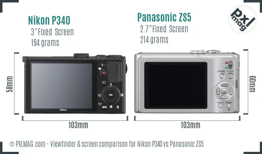 Back screen comparison showing Nikon’s vibrant display