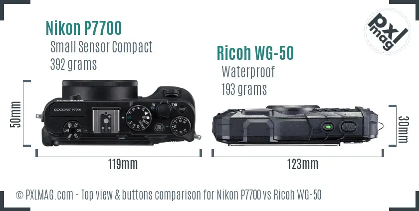 Top view design and control layout comparison