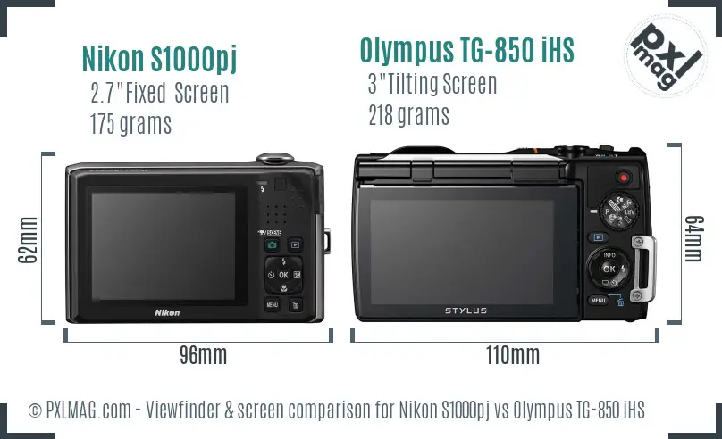 Rear LCD screen comparison