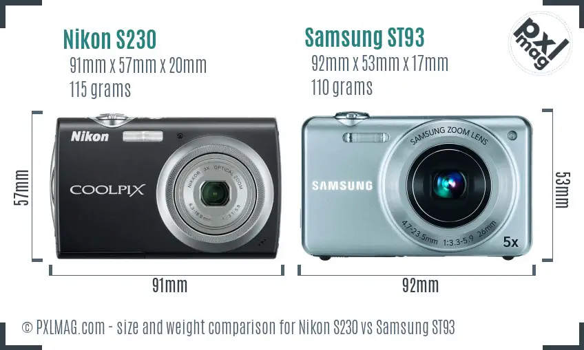 Physical size and ergonomics comparison