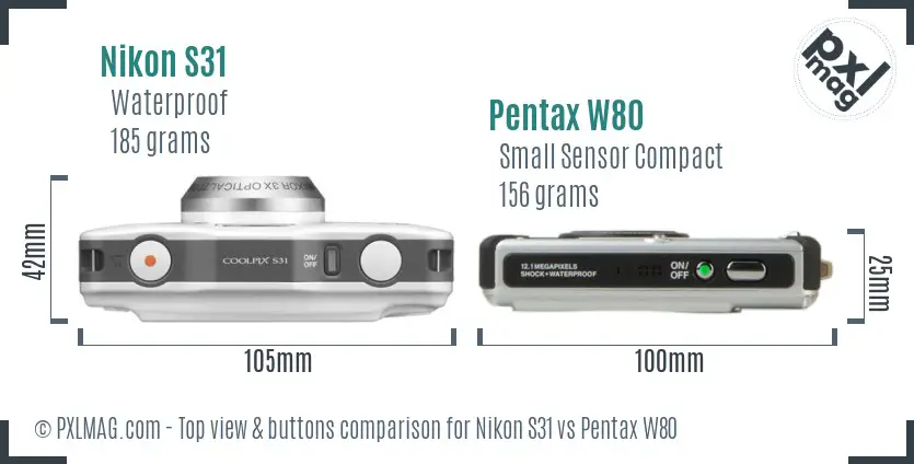 Top view design and control layout comparison