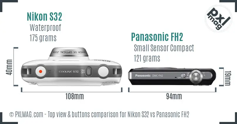 Top view design and control layout comparison