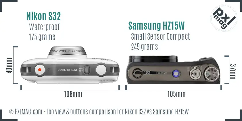 Top view design and control layout comparison