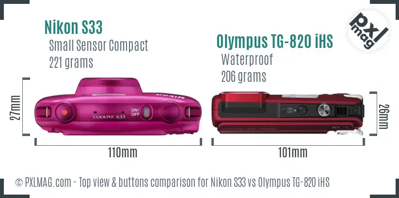 Top view design and control layout comparison