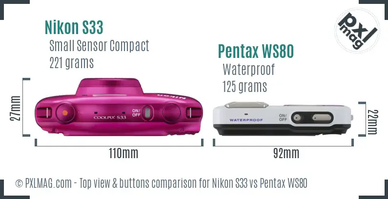 Top view design and control layout comparison